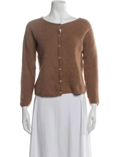 Pre-owned La Maille Sezane V-neck Sweater In Brown
