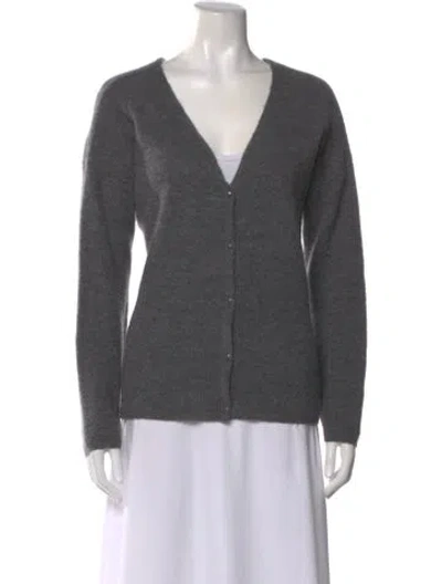 Pre-owned La Maille Sezane V-neck Sweater In Gray