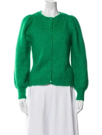 Pre-owned La Maille Sezane V-neck Sweater In Green