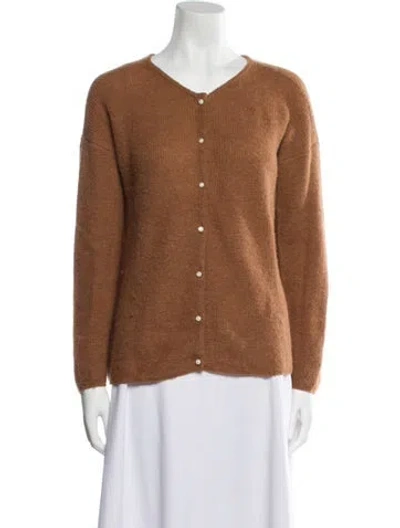 Pre-owned La Maille Sezane V-neck Sweater In Orange