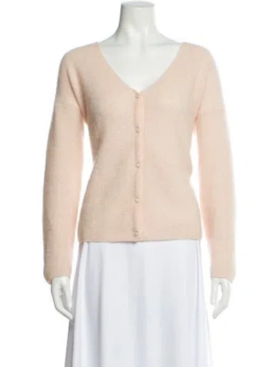 Pre-owned La Maille Sezane V-neck Sweater In Pink