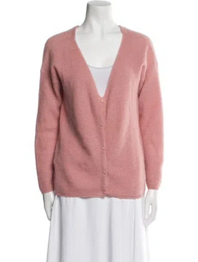 Pre-owned La Maille Sezane V-neck Sweater In Pink