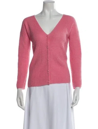 Pre-owned La Maille Sezane V-neck Sweater In Pink