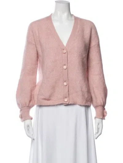Pre-owned La Maille Sezane V-neck Sweater In Pink