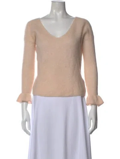 Pre-owned La Maille Sezane V-neck Sweater In Pink