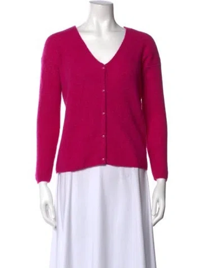 Pre-owned La Maille Sezane V-neck Sweater In Pink