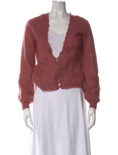 Pre-owned La Maille Sezane V-neck Sweater In Pink