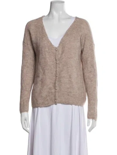 Pre-owned La Maille Sezane V-neck Sweater In Purple