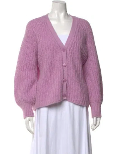 Pre-owned La Maille Sezane V-neck Sweater In Purple
