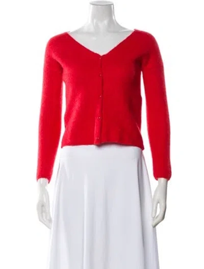 Pre-owned La Maille Sezane V-neck Sweater In Red