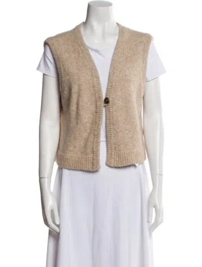 Pre-owned La Maille Sezane V-neck Sweater W/ Tags In Blue
