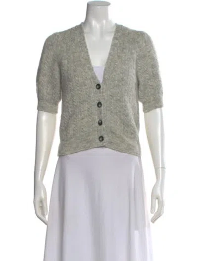 Pre-owned La Maille Sezane V-neck Sweater W/ Tags In Gray