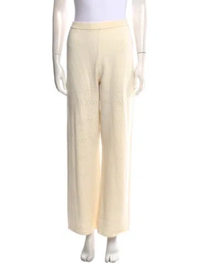 Pre-owned La Maille Sezane Wide Leg Pants W/ Tags In Neutral