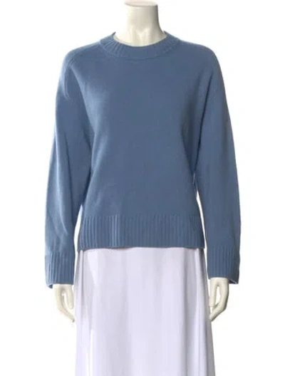 Pre-owned La Maille Sezane Wool Crew Neck Sweater In Blue