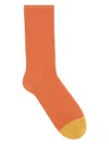 La Maison Contrast-toe Socks In Orange