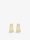 La Maison Couture Womens Gold Miphologia 18ct Yellow-gold Plated Brass And Pearl Earrings In Gold