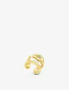 La Maison Couture Womens Gold Miphologia Jewelry Snake 18ct Yellow Gold-plated Sterling-silver And C In Gold