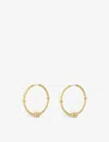 La Maison Couture Womens Gold Miphologia Vintage 18ct Yellow-gold Plated Brass Hoop Earrings In Gold