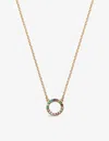 La Maison Couture With Love Darling #17 Partnership 14ct Yellow Gold-plated Vermeil Sterling-silver And Cubic Zirconia In Gold