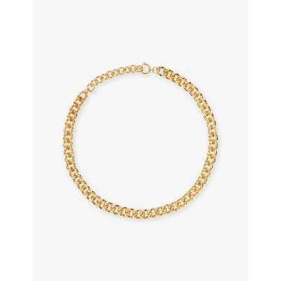 La Maison Couture Womens Gold Amadeus Gia 18ct Yellow Gold-plated Recycled Brass Necklace
