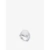 La Maison Couture Womens Silver Biiju Sunlight 925 Sterling-silver Signet Ring In Silver