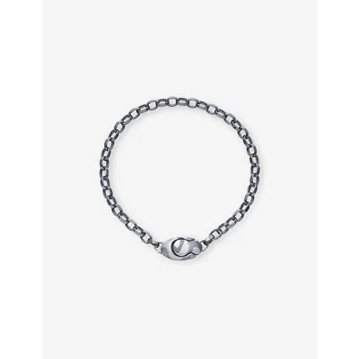 La Maison Couture Womens Silver Biju Camo Sterling-silver Chain Bracelet
