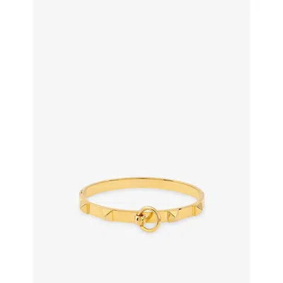 La Maison Couture Womens Amadeus 18ct Yellow Gold Vermeil Bangl
