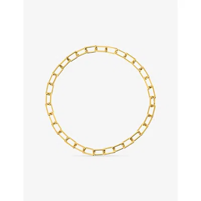La Maison Couture Womens Amadeus Gia Large Link 18ct Yellow Gold-plated Brass Necklac