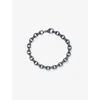 La Maison Couture Womens  Biiju Black Frost Black Rhodium-plated Sterling-silver Bracelet In Black