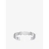 La Maison Couture Womens  Biiju Sunset Wide Recycled Sterling-silver Cuff Bracelet In Silver