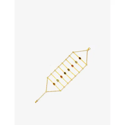 La Maison Couture Womens Ece London The Celestial Iii Gold Bracelet Yellow Gold
