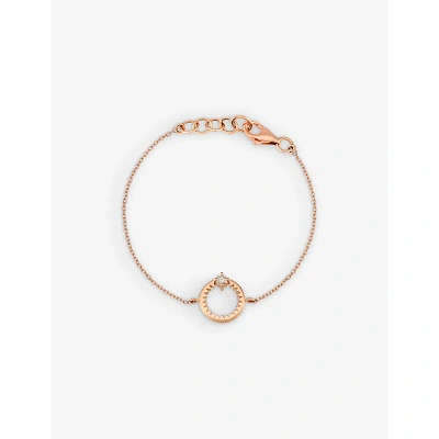 La Maison Couture Womens Selda Akgül Catch You 14ct Rose-gold And 0.06ct Diamond Bracelet