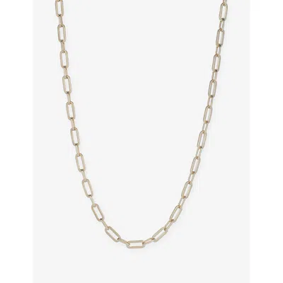 La Maison Couture Womens Biiju Honest 18ct Yellow Gold Vermeil Chain Necklac