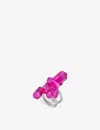 La Maison Couture Womens Pink The Rock Hound Hotrocks Cluster Recycled Sterling-silver Ring In Pink