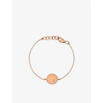 La Maison Couture Womens  Selda Jewellery Catch You Full Circle 14ct Rose-gold And 0.02ct Diamond Bra In Rose Gold