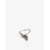 La Maison Couture Womens Silver Sonia Petroff Swan Palladium-plated Brass, Diamond And Swarovski Crystal Necklac In Silver
