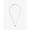 La Maison Couture Womens Skydiamond Crescent 18ct Yellow Gold And 0.21ct Lab-grown Diamond Pendant Necklac In Gold