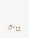La Maison Couture Womens With Love Darling #17 Partnership 14ct Yellow Gold-plated Vermeil Sterling-silver And Cubic Z In Gold