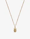 La Maison Couture Womens With Love Darling #4 Wisdom 14ct Gold-plated Vermeil Sterling-silver And Zircon Pendant Neckl In Gold