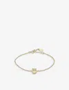 La Maison Couture Womens With Love Darling #4 Wisdom 14ct Yellow Gold-plated Vermeil Sterling-silver And Cubic Zirconi In Gold