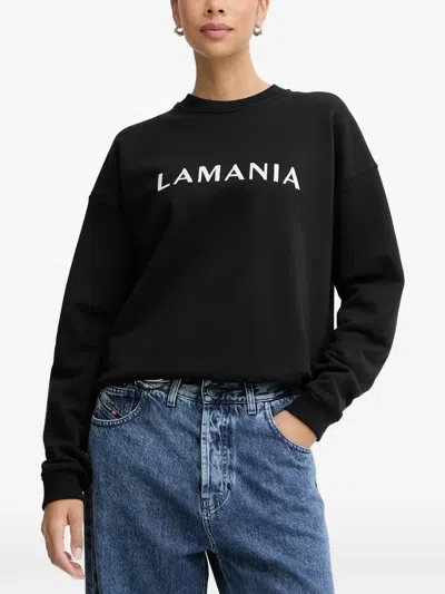 La Mania Chill Logo-print Sweatshirt In Black