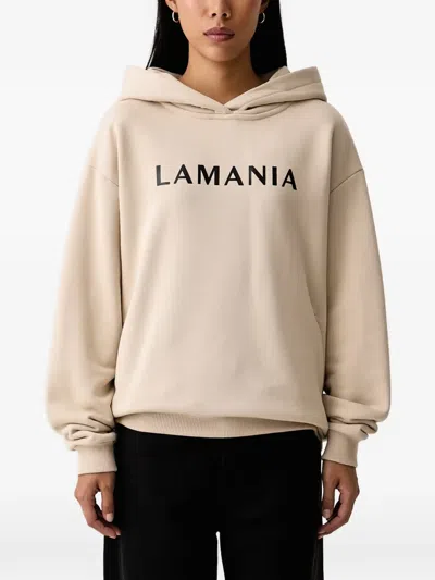 La Mania Every Logo-print Hoodie In Neutral