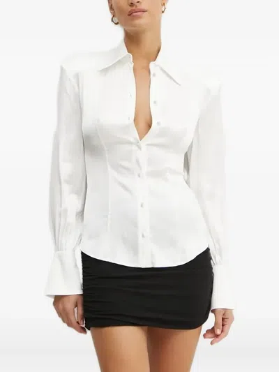 La Mania Leah Shirt In White
