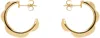 La Manso Gold Better Alone Earrings In Gold