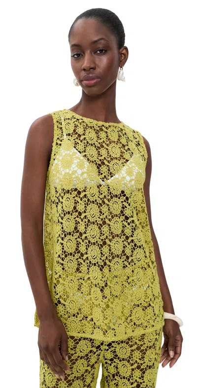 La Maregold Alma Top Lime In Green