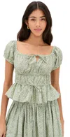 La Maregold Iris Top Lavender Ditsy Floral In Lavender Ditsy Floral