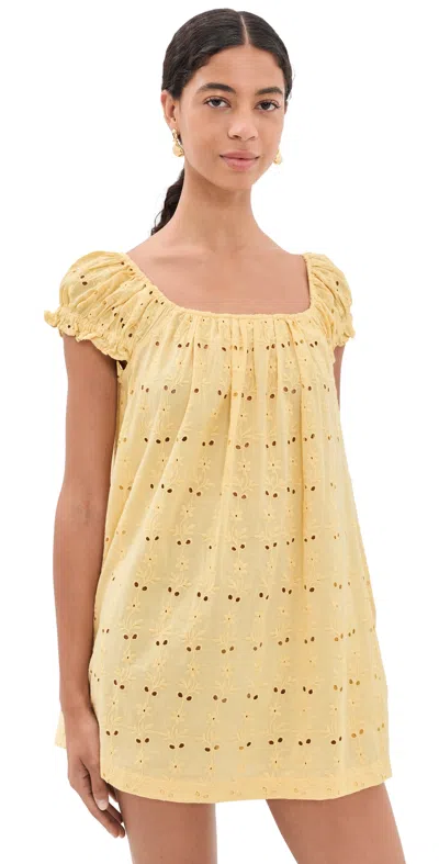 La Maregold Ophelia Mini Dress Dandelion Yellow