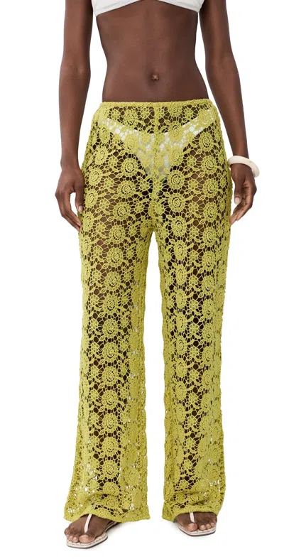 La Maregold The Pippa Pants Lime In Green