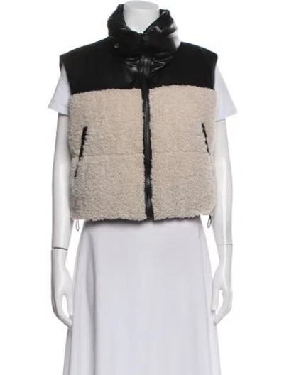 Pre-owned La Marque Furs Vest In Neutral