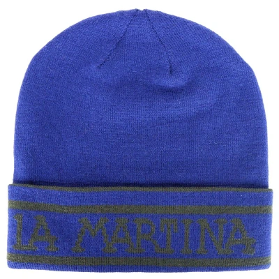 La Martina Acrylic Hats & Men's Cap In Blue